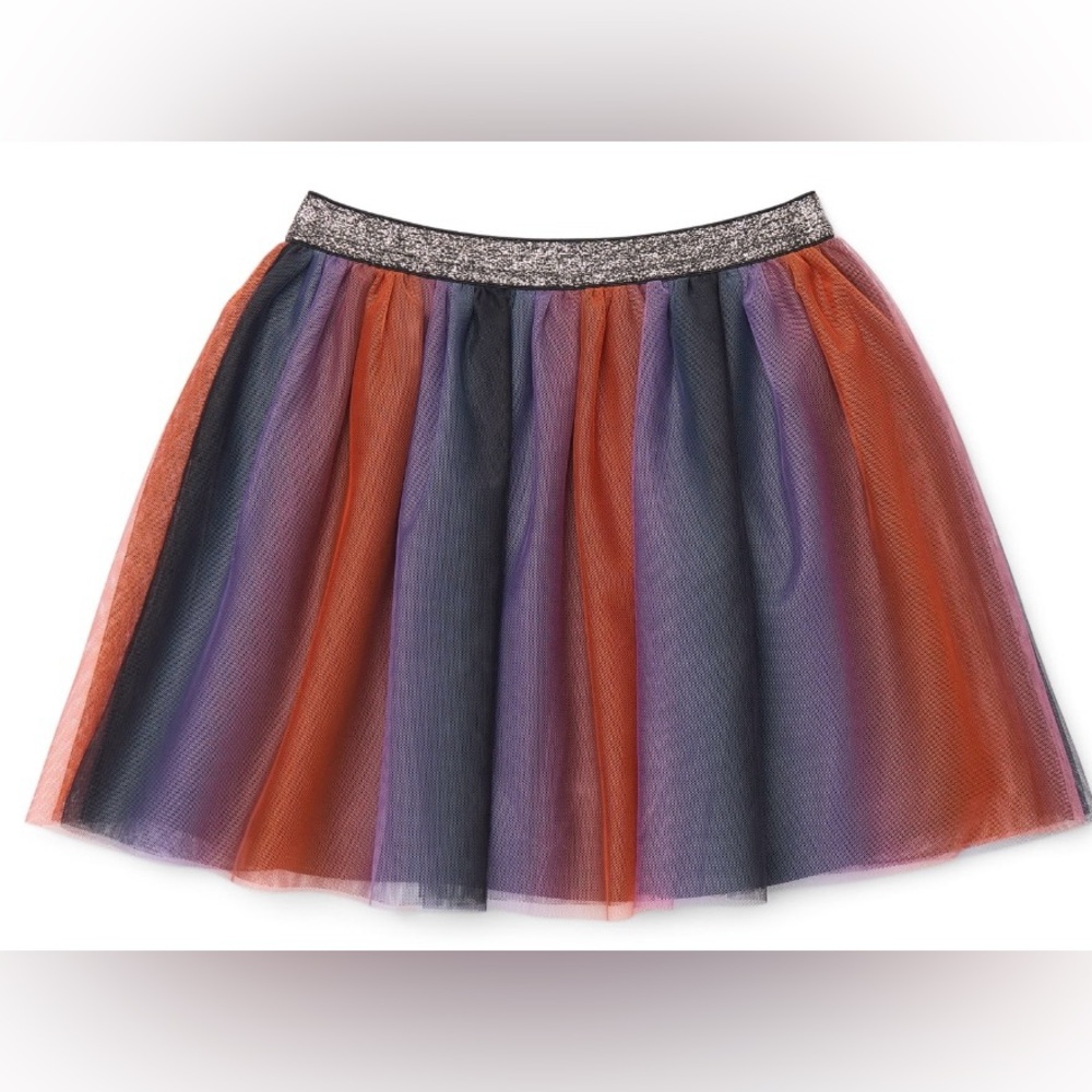 BRAND NEW Multicolor Tulle Skirt with Glitter Waistband Size Jrs XXL